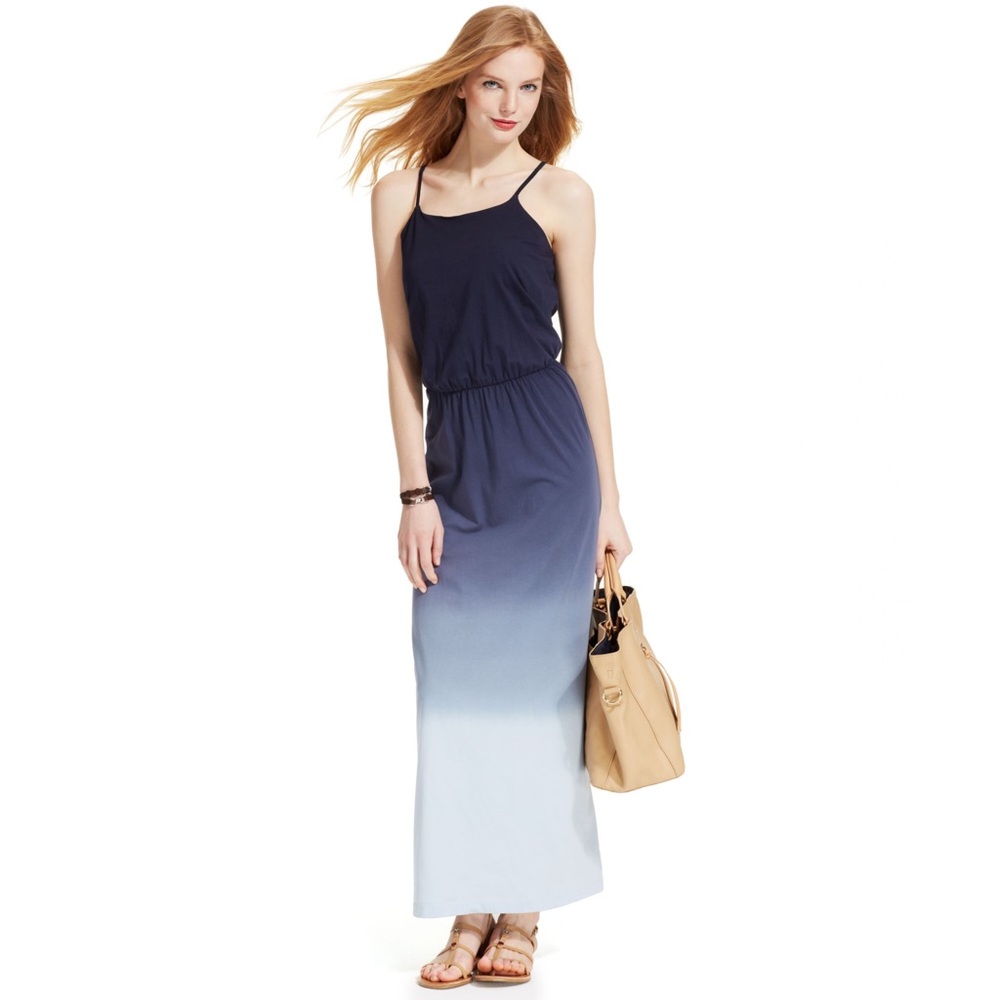 NWT Tommy Hilfiger Blue ombré maxi dress
